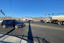 The intersection of Highway 160 and Homestead Road in Pahrump (Robin Hebrock/Pahrump Valley Times)