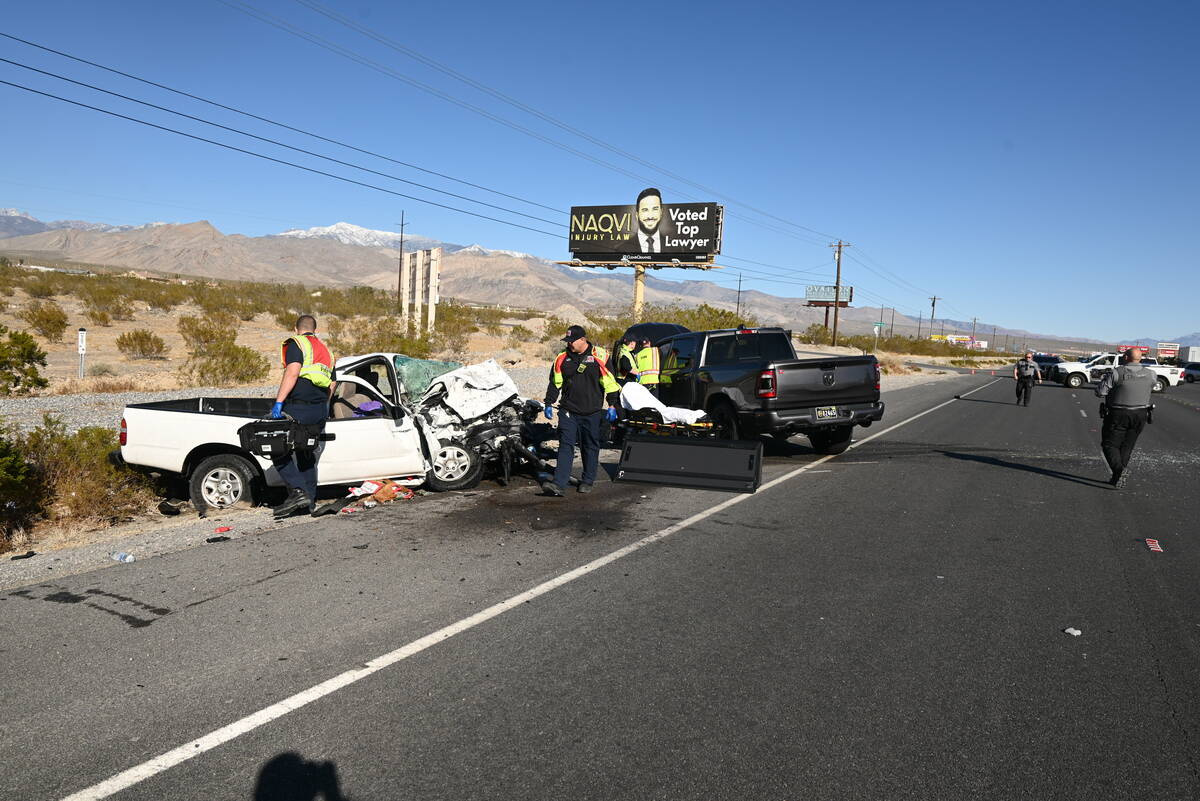 Pahrump Valley Fire and Rescue One person was killed following a high-impact, head-on collision ...