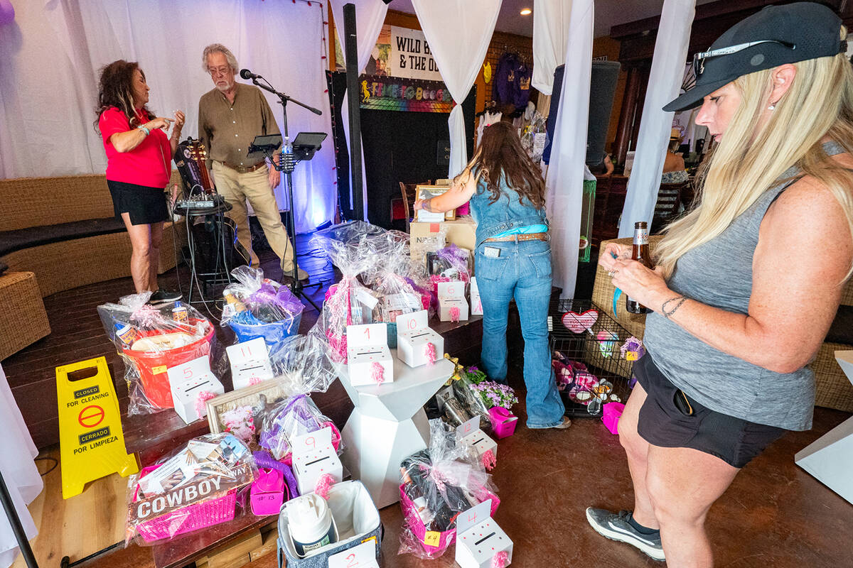 John Clausen/Pahrump Valley Times Attendees at the Mustangs, Music and Mayhem Hoedown had the c ...