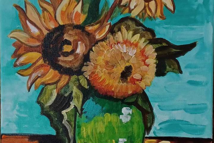 Photo printed with permission of Laurie McCaslin via Facebook Laurie McCaslin explains, “Sunf ...