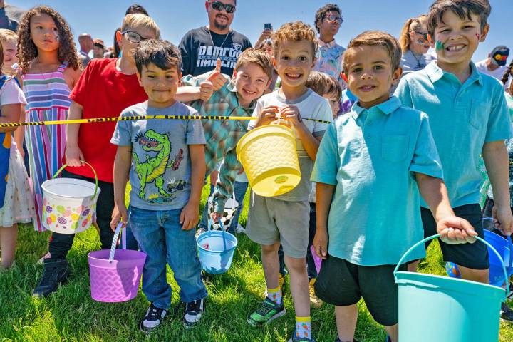 John Clausen/Pahrump Valley Times Easter at Simkins Park took place on Easter Sunday, April 20, ...