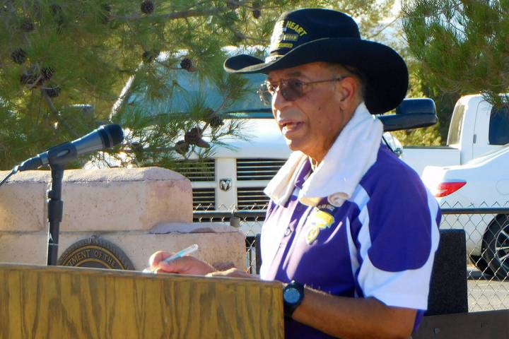 Robin Hebrock/Pahrump Valley Times file Dr. Tom Waters, a local community activist and past mem ...