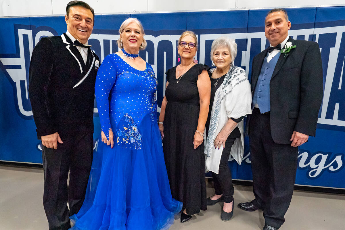 John Clausen/Pahrump Valley Times From left to right; Louis Barr, Sharon Crisp, Kaye LaPointe, ...