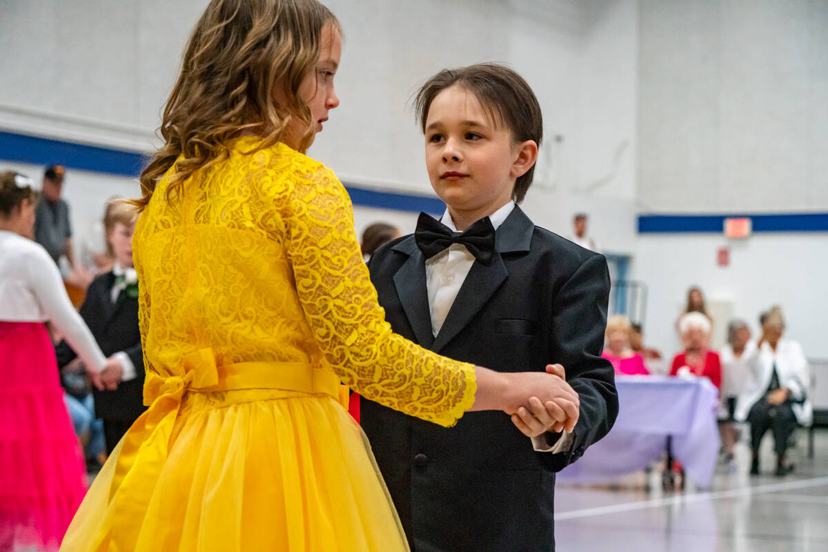 John Clausen/Pahrump Valley Times Kids demonstrate dance moves learned during the course.