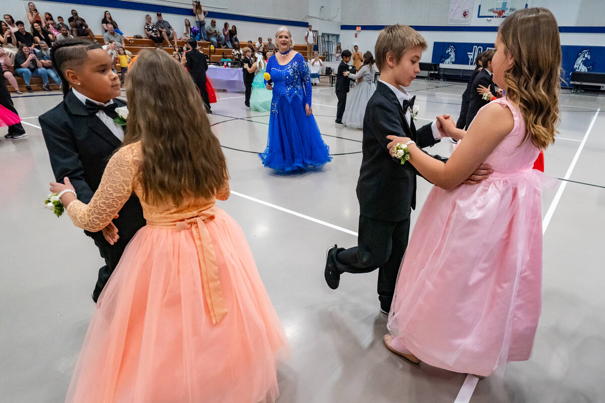 John Clausen/Pahrump Valley Times Kids demonstrate dance moves learned during the course.