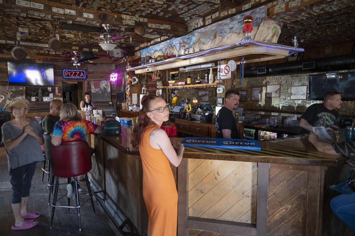 Richard Stephens/Special to the Times-Bonanza The exact age of the saloon is open to debate, wi ...