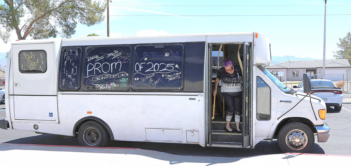 Randy Gulley/Special to the Pahrump Valley Times Students enjoyed a memorable ride to the gym i ...