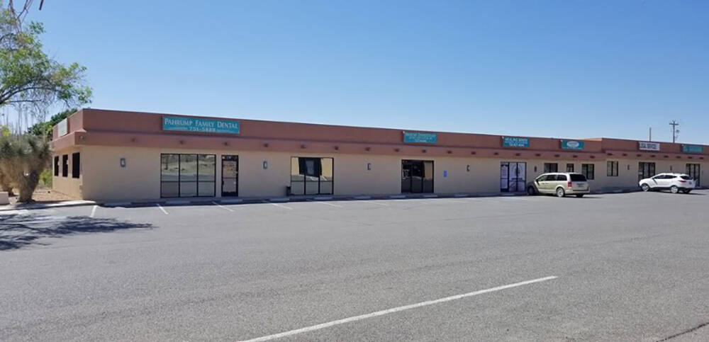 Nye County Water District The plaza at the intersection of Calvada Blvd. and Honeysuckle Street ...