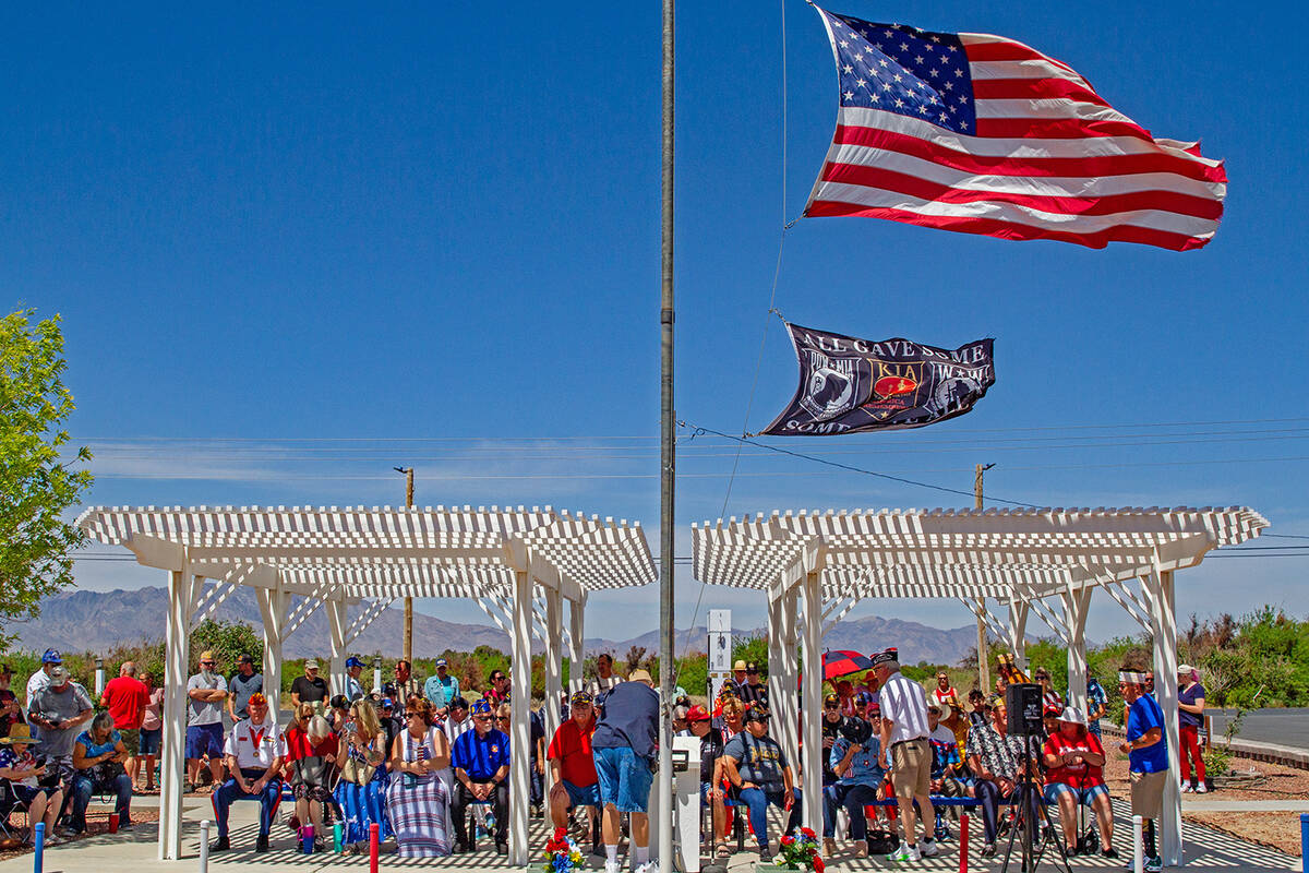 John Clausen/Pahrump Valley Times VFW Memorial Day Ceremony 2025.