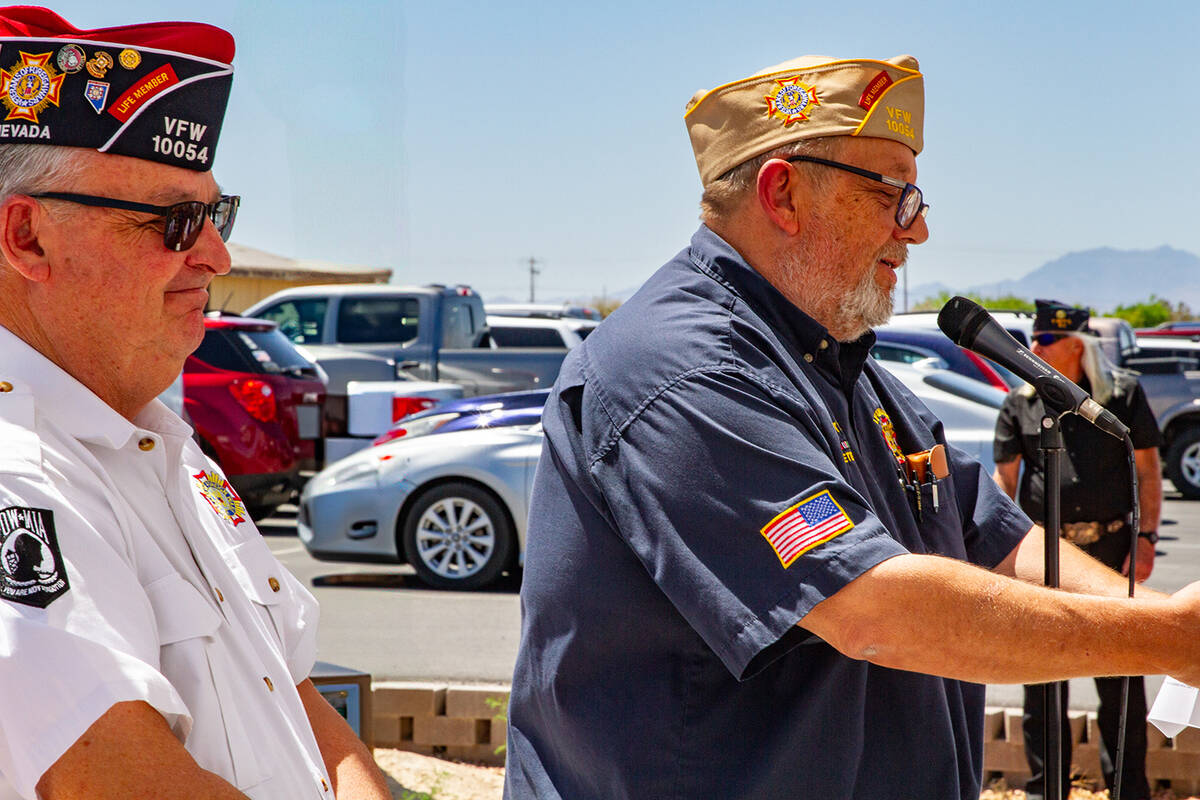 John Clausen/Pahrump Valley Times VFW Memorial Day Ceremony 2025.