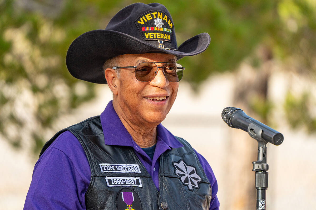 John Clausen/Pahrump Valley Times DAV Memorial Day Sunset Ceremony 2025.