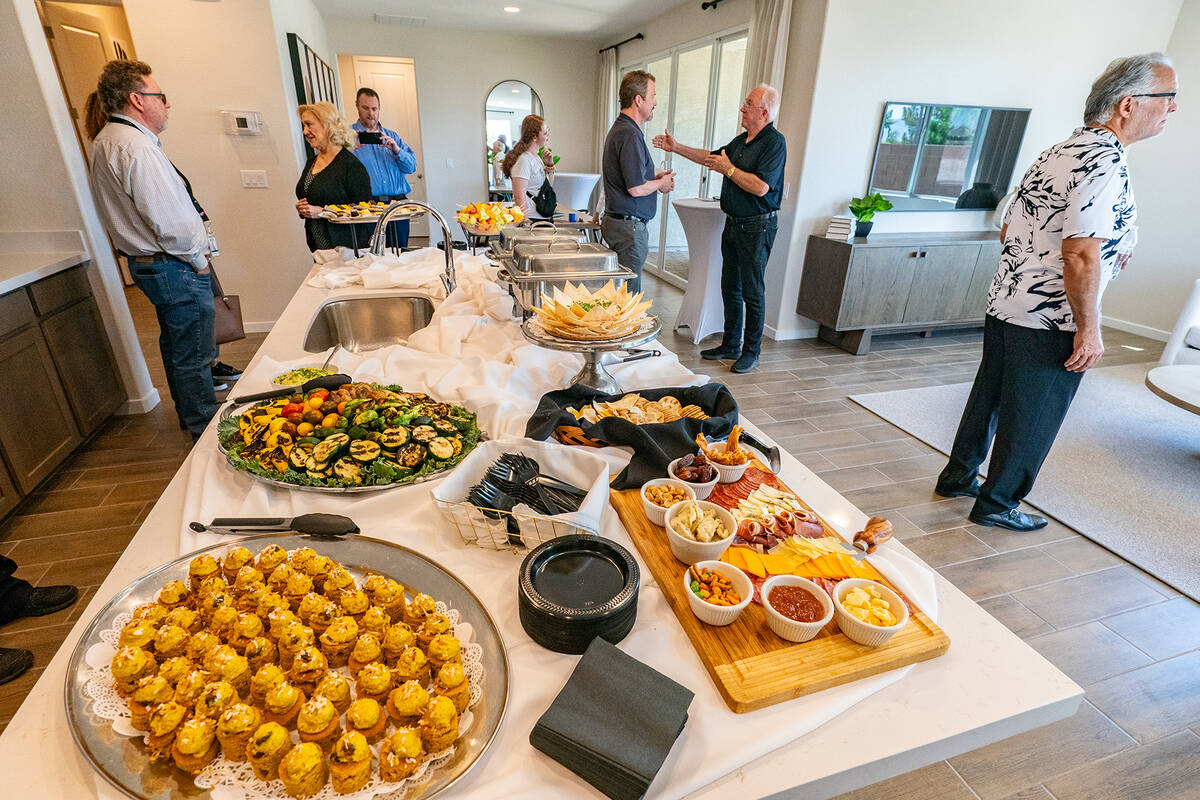 John Clausen/Pahrump Valley Times Last Friday’s ribbon cutting was conducted inside the Coppe ...