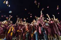 John Clausen/Pahrump Valley Times Last Friday night, May 30, under the lights of the football f ...