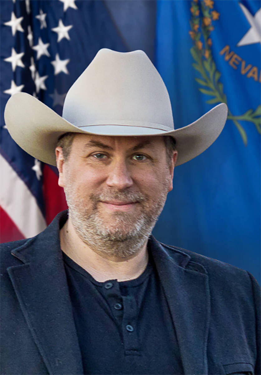 Nye County Nye County Commissioner District 3 Ian Bayne.