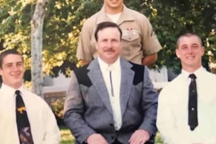 Courtesy photo Undated photo of Steven Herzog with his three sons.