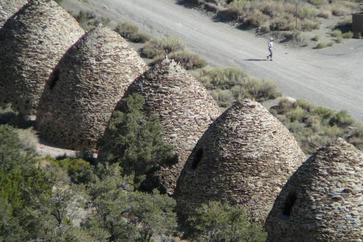 The Wildrose Charcoal Kilns are in the Panamint Mountains of Death Valley National Park, to whi ...