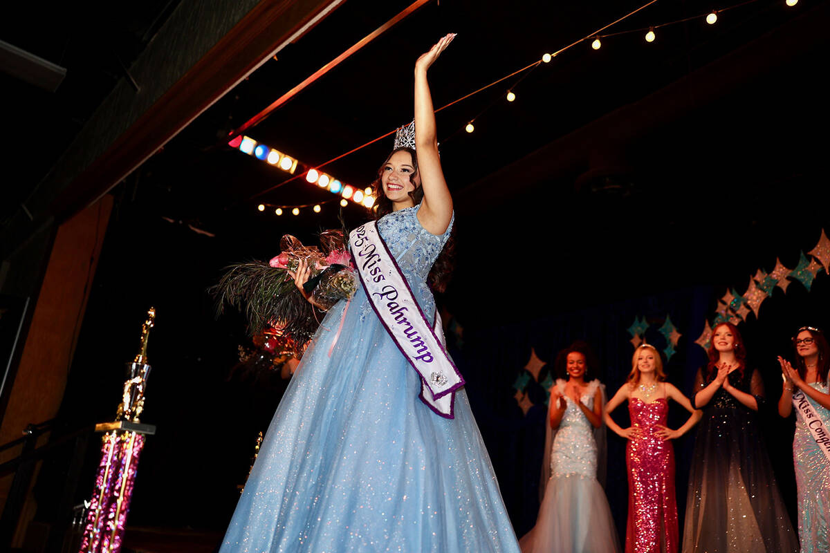 Miss Pahrump 2025 is Emilee Rodriguez, a 14-year-old who will pursue her pageant platform of "P ...