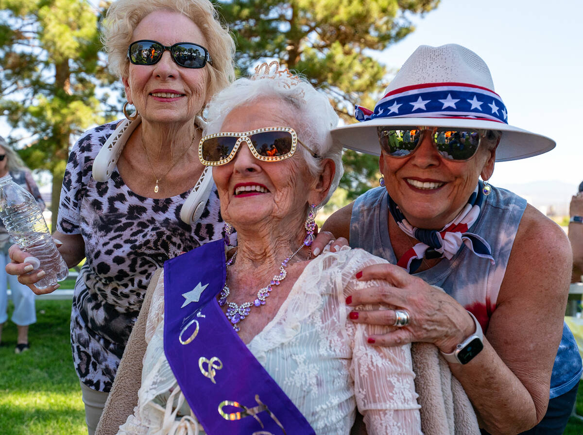 Pahrump resident B.J. Hetrick-Irwin turned 100 years young on Thursday, June 19 and the ladies ...