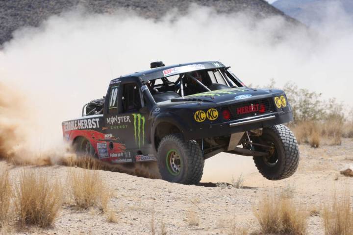 Racers breeze through the 250-mile-long course at the Nugget 250 race. (Danny Curiel/Special to ...