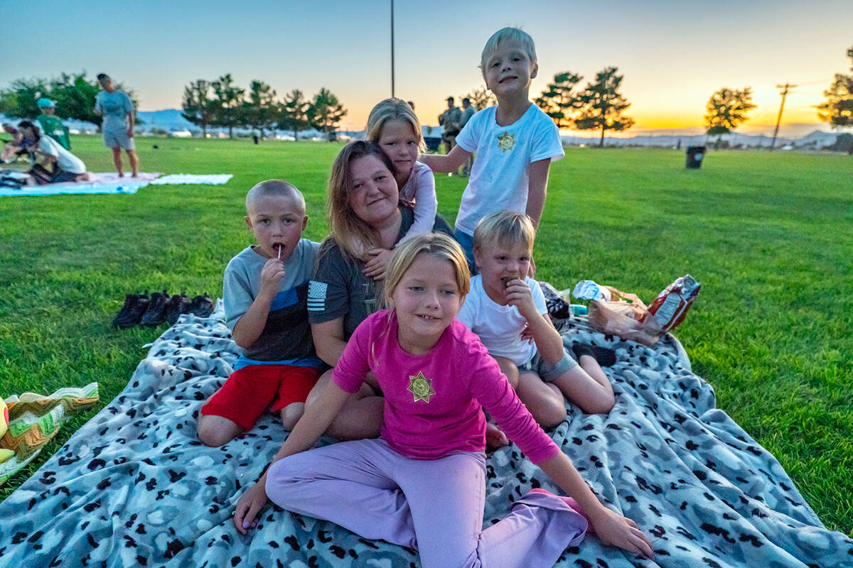 Makenna Ray and her youngsters have been longtime fans of Movies in the Park and they were deli ...