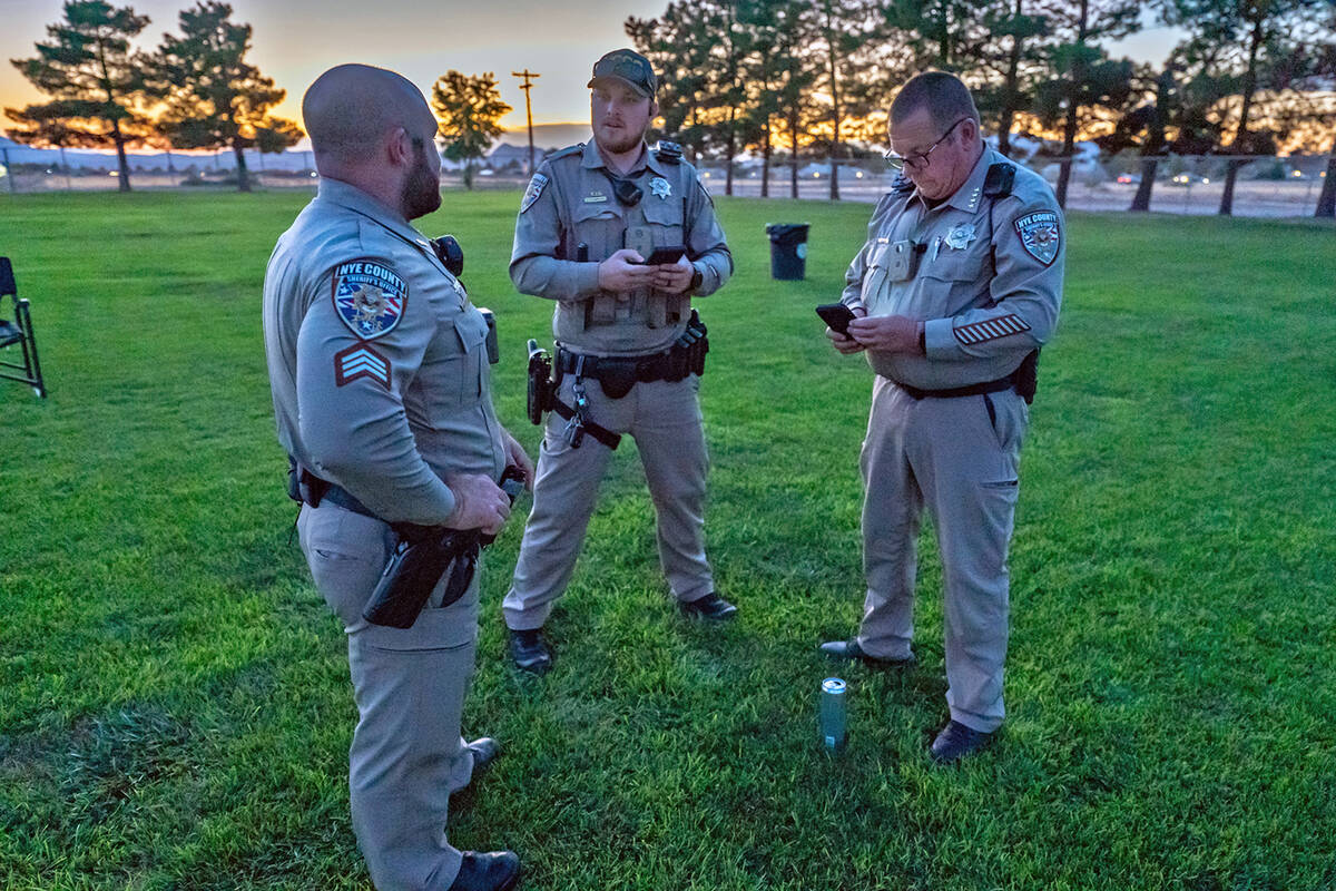 The addition of Nye County Sheriff's Office presence at the Saturday, July 19 return of Movies ...