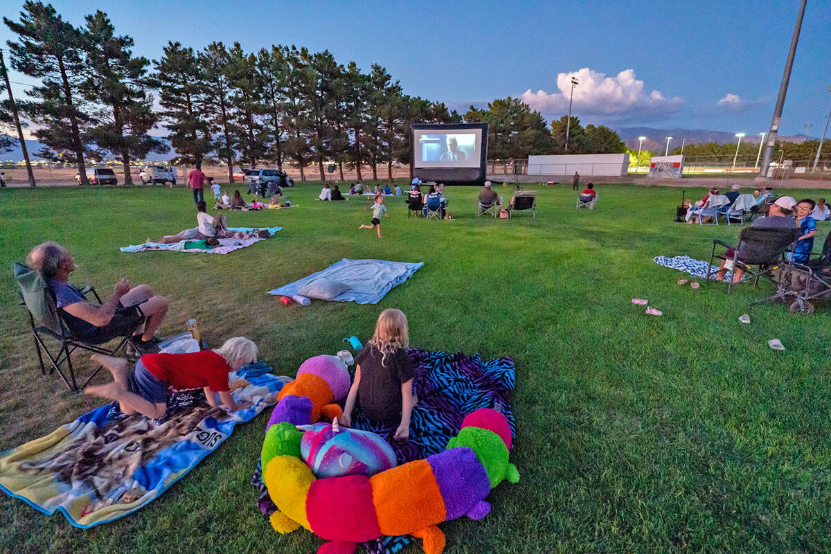 An event that typically attracts between 250 and 300 people, Movies in the Park returned last w ...