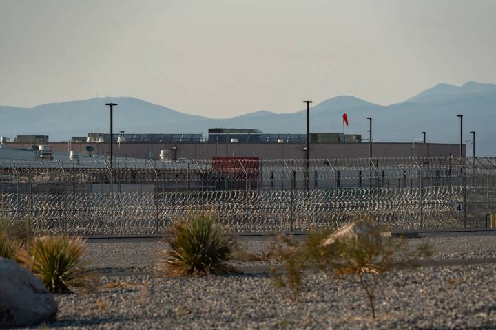An exterior view of the Nevada Southern Detention Center in Pahrump. (John Clausen/Pahrump Vall ...