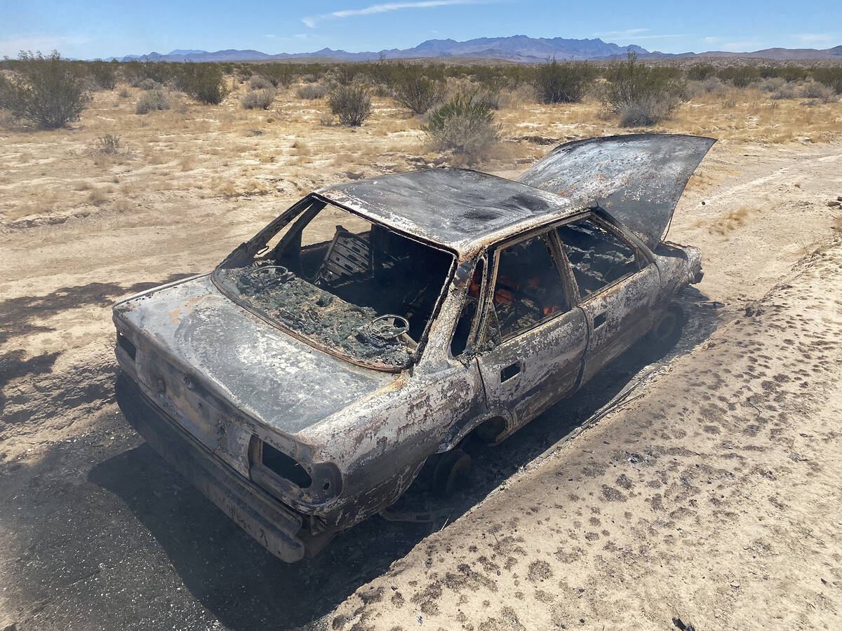 Pahrump Valley Fire and Rescue Chief Scott Lewis confirmed the fire was suspect in nature and i ...