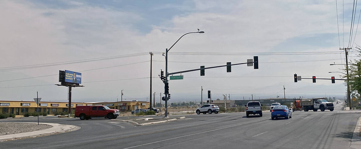 Smoke from wildfires burning in both Southern California and Nevada has been making its way int ...