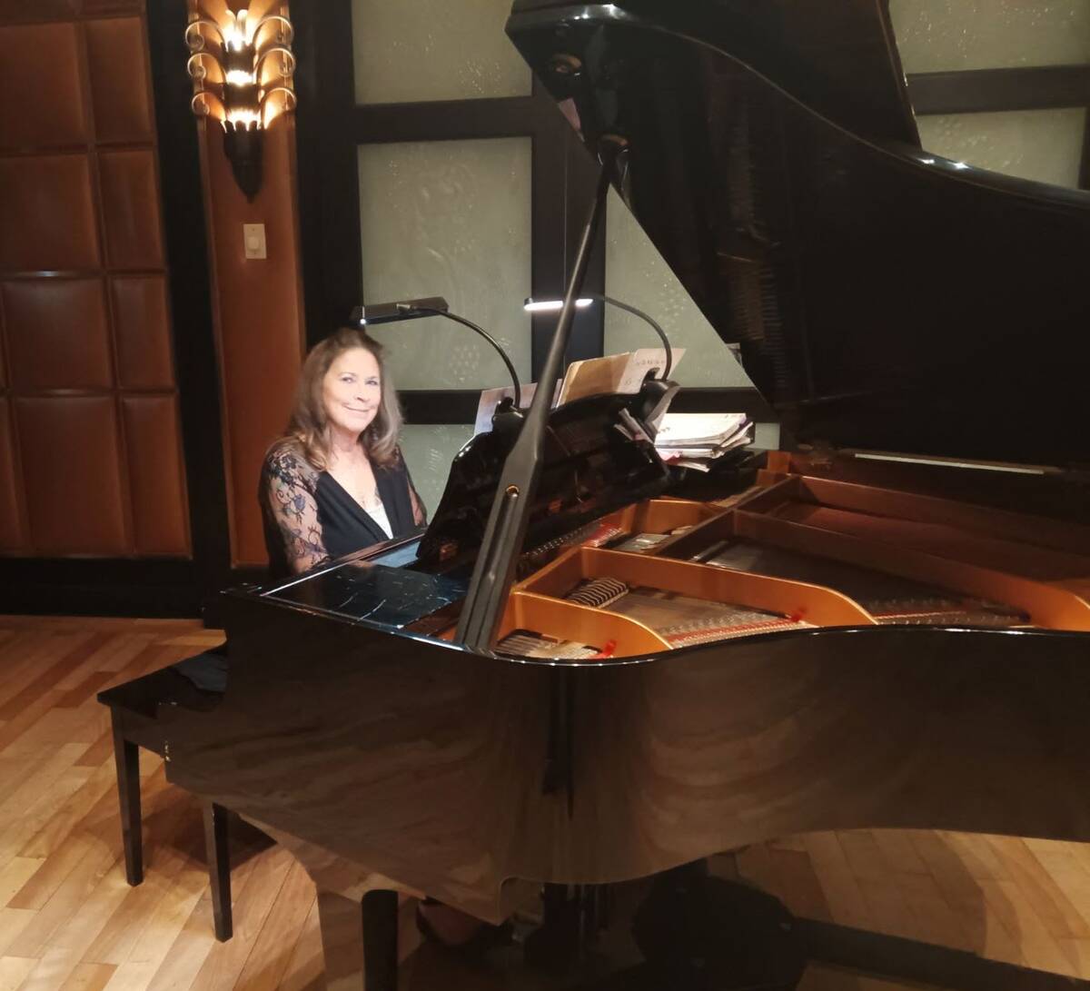 Soothe your brain listening to the beautiful keystrokes of Geordi Gudyka Walston at The Wine Do ...