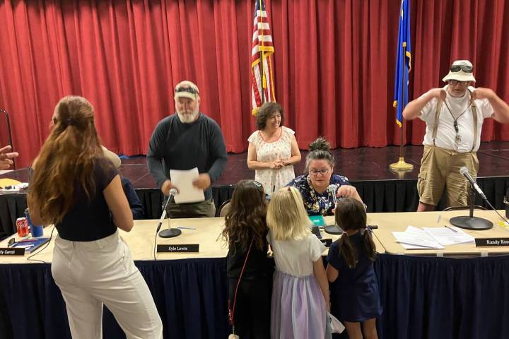 Local kids discuss the Bayview General Improvement District’s back-to-school party with Town ...