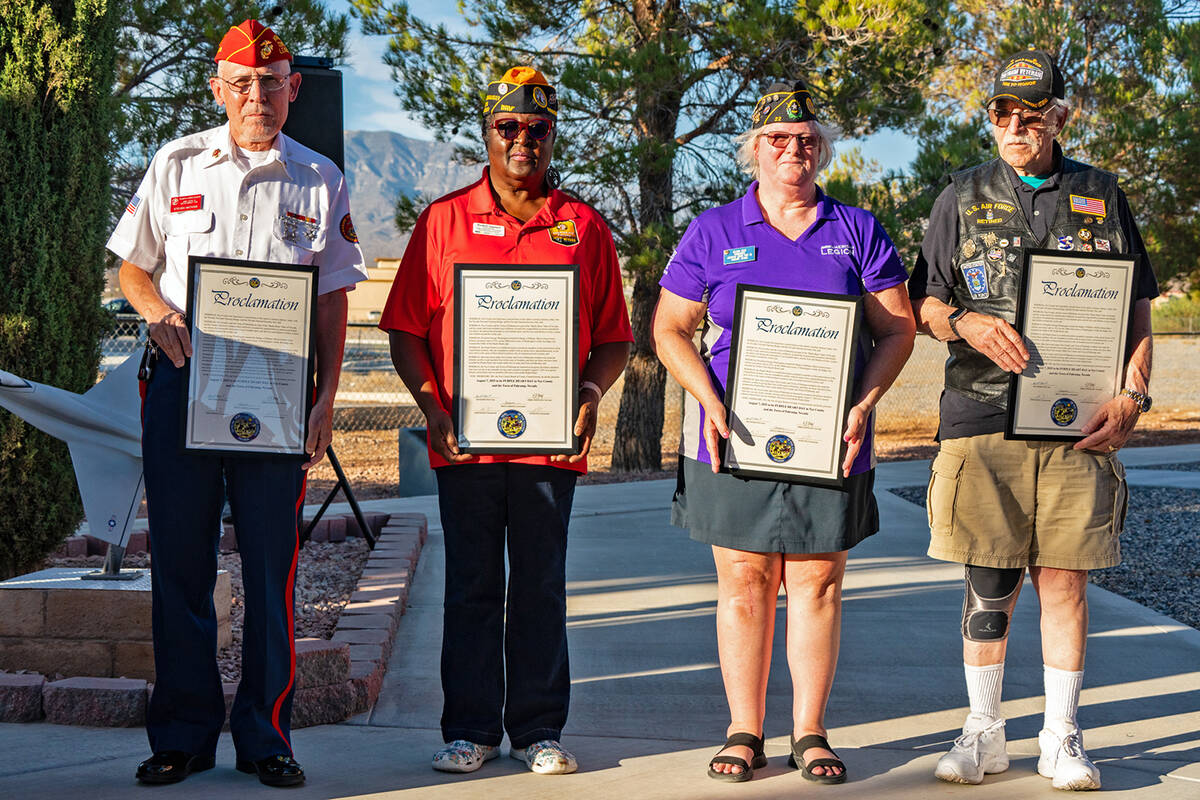 Each of the valley's veterans organizations, including the Marine Corps League, DAV, American L ...