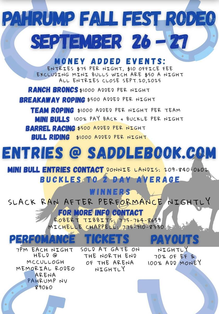 The two thrilling nights promises traditional rodeo excitement, including bull riding, roping, ...