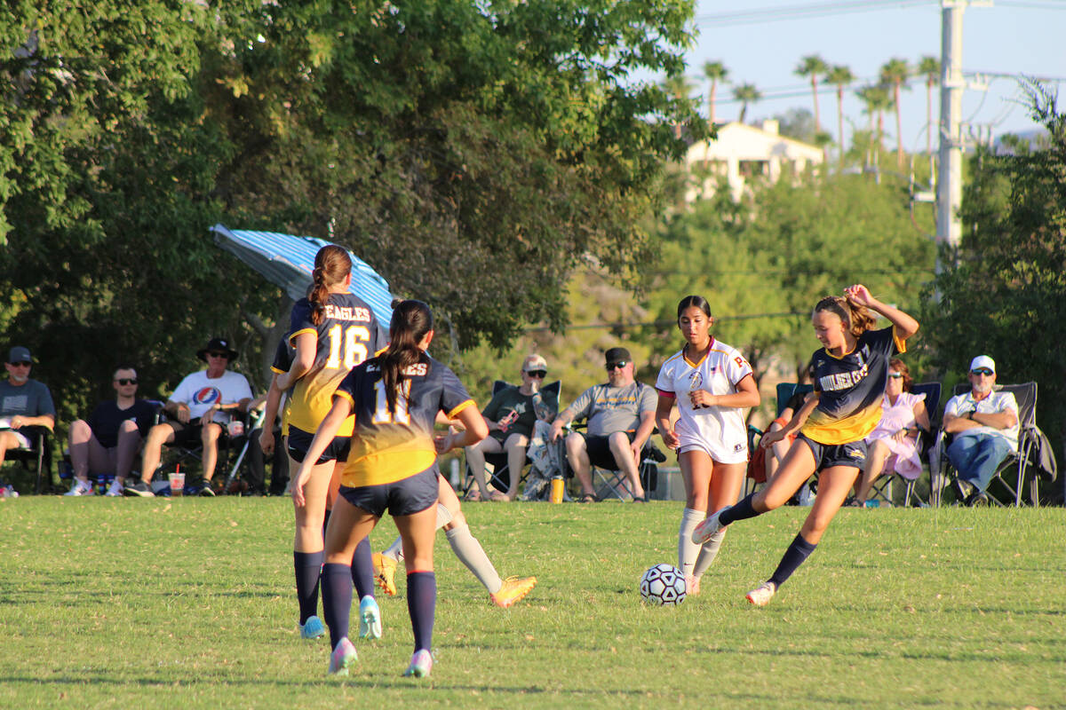 Following their rival away league game against Boulder City High School, the Trojans fell 2-0 i ...