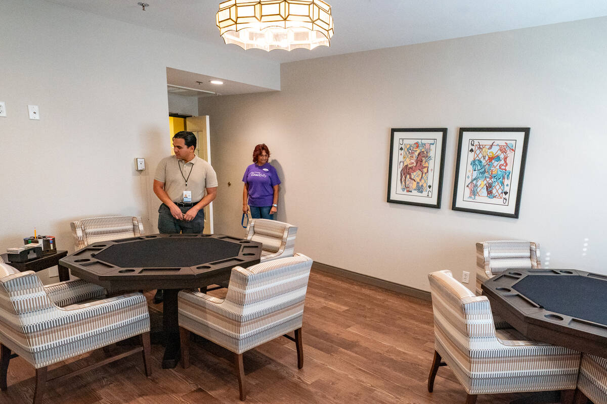 The game room with new poker tables and other furnishings has received a complete remodel. (Joh ...