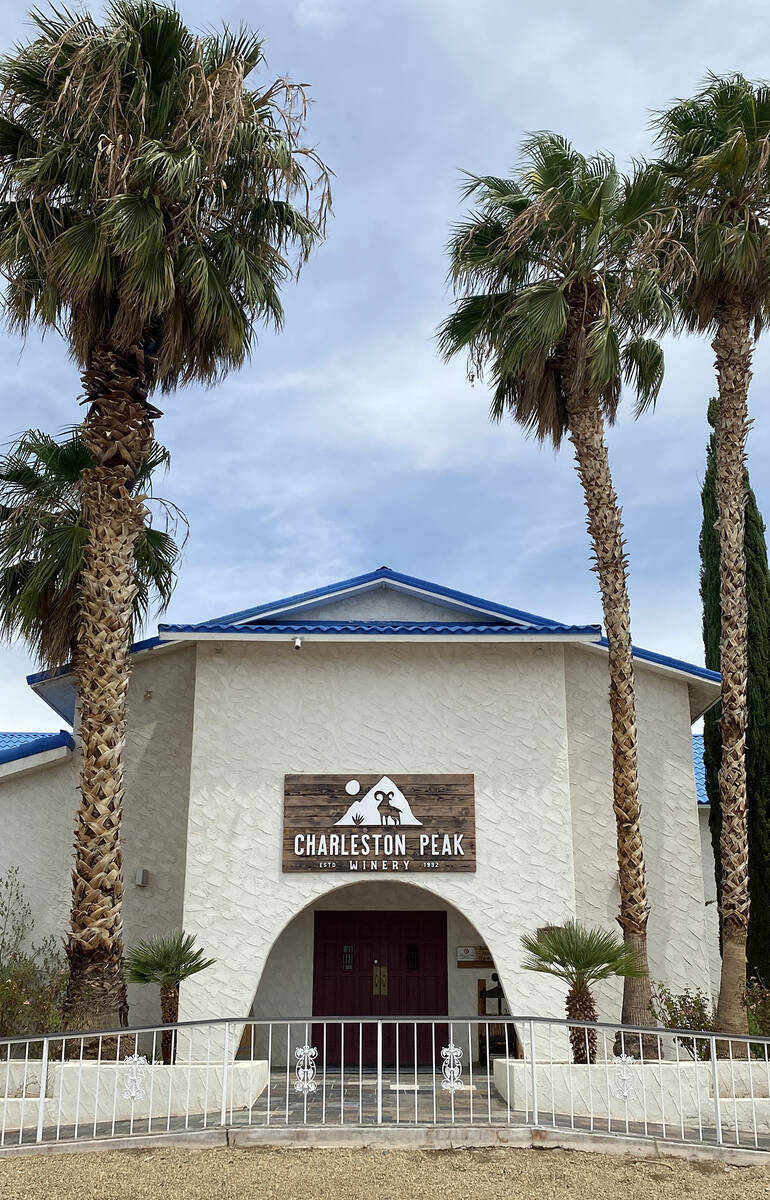Charleston Peak Winery is located at the top of Winey Rd. in Pahrump, where the vineyard was es ...