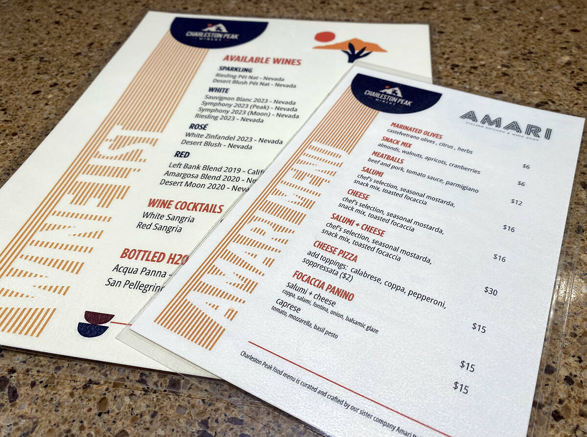 Charleston Peak Winery offers a variety of wines crafted from locally-grown grapes, along with ...