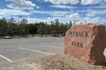 Public safety issues and concerns regarding the presence of homeless persons at Petrack Park ha ...