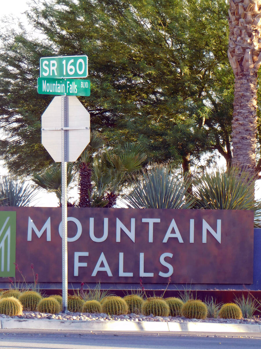 The intersection of Highway 160 and Mountain Falls Blvd. is the subject of a recent letter sent ...