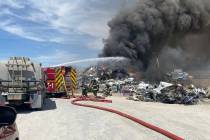 As crews headed to Mesquite Avenue, they noticed a tall dark smoke column in the reported area ...