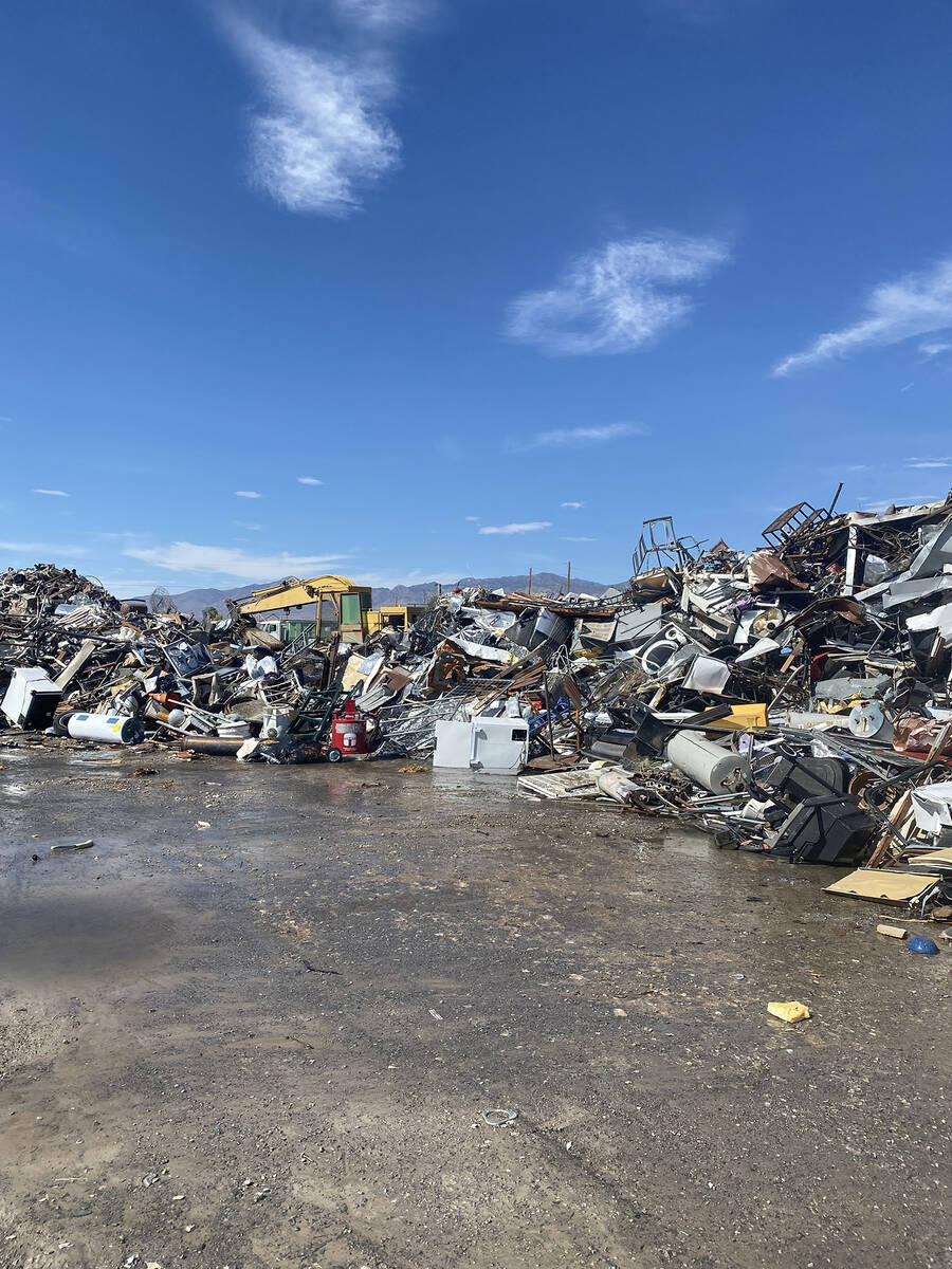 There were other exposures near the fire including other recycled materials in the pile and hea ...