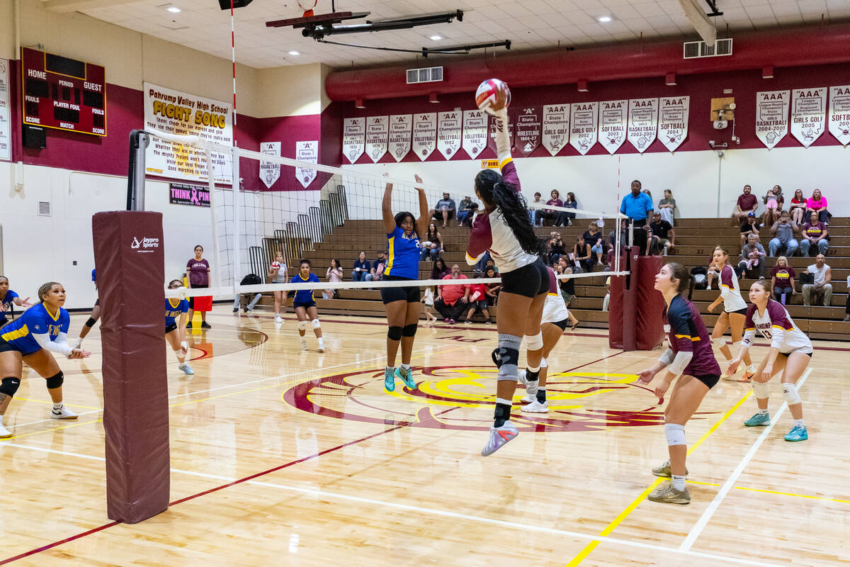 Lady Trojans senior Heavenly Ware recorded a team high seven kills in a home league match agai ...