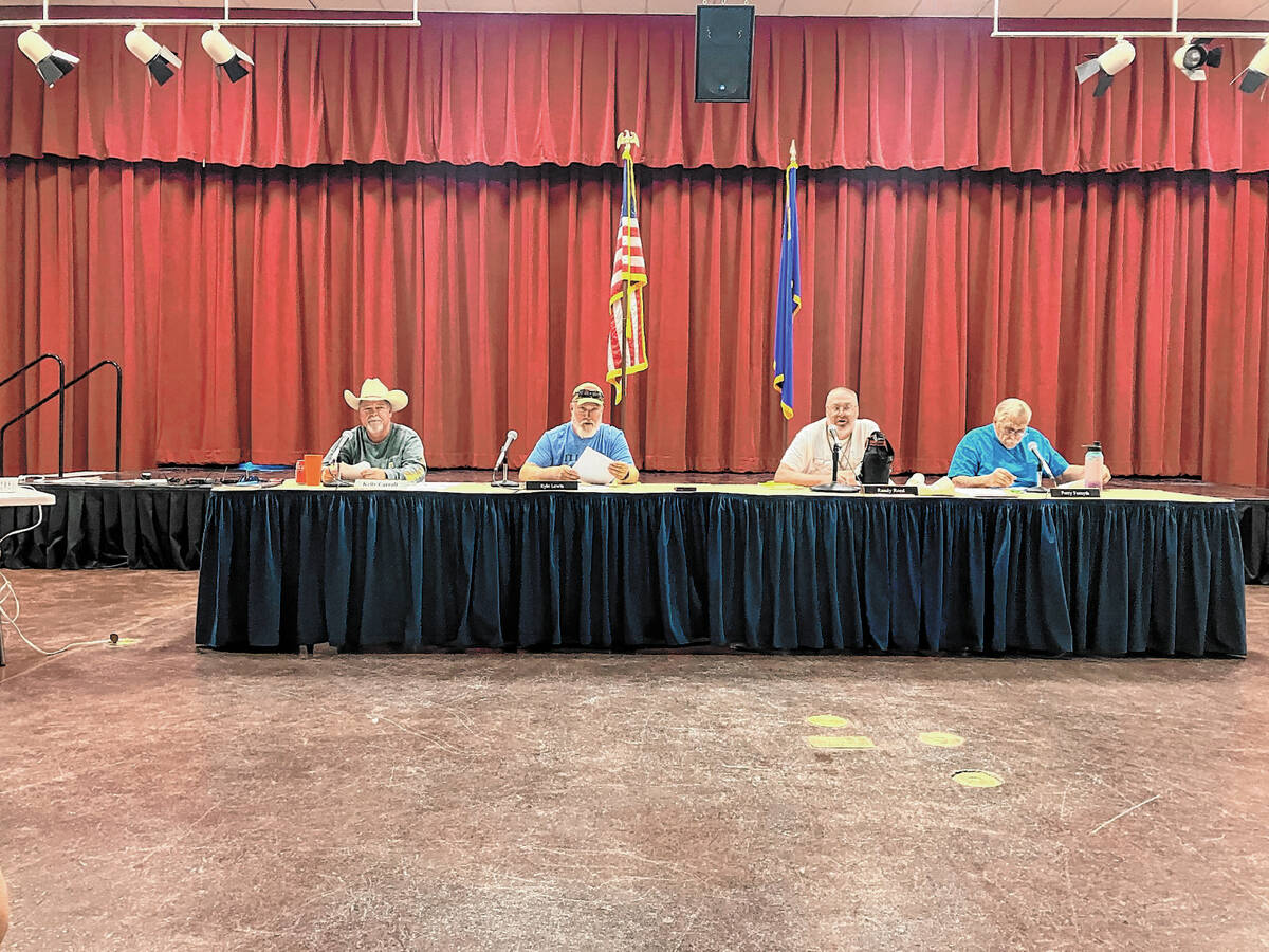 The Beatty Town Advisory Board honored Richard Stephens, a former teacher and longtime reporter ...