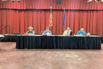 The Beatty Town Advisory Board honored Richard Stephens, a former teacher and longtime reporter ...