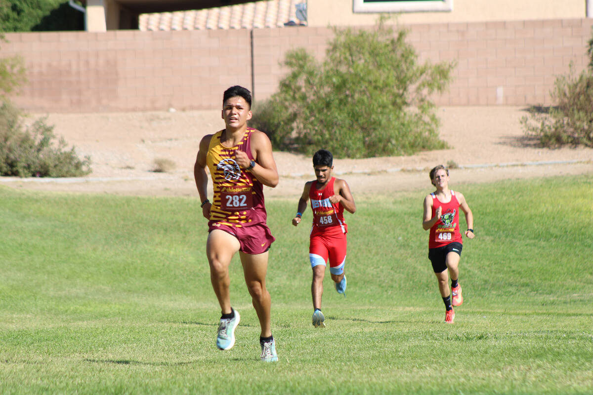 Pahrump Valley High School senior Benjamin DeSantiago finished the Palo Verde Labor Day Classic ...