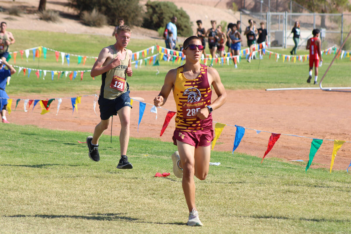 Pahrump Valley High School junior Joaquin Flores finished the Palo Verde Labor Day Classic 9th ...