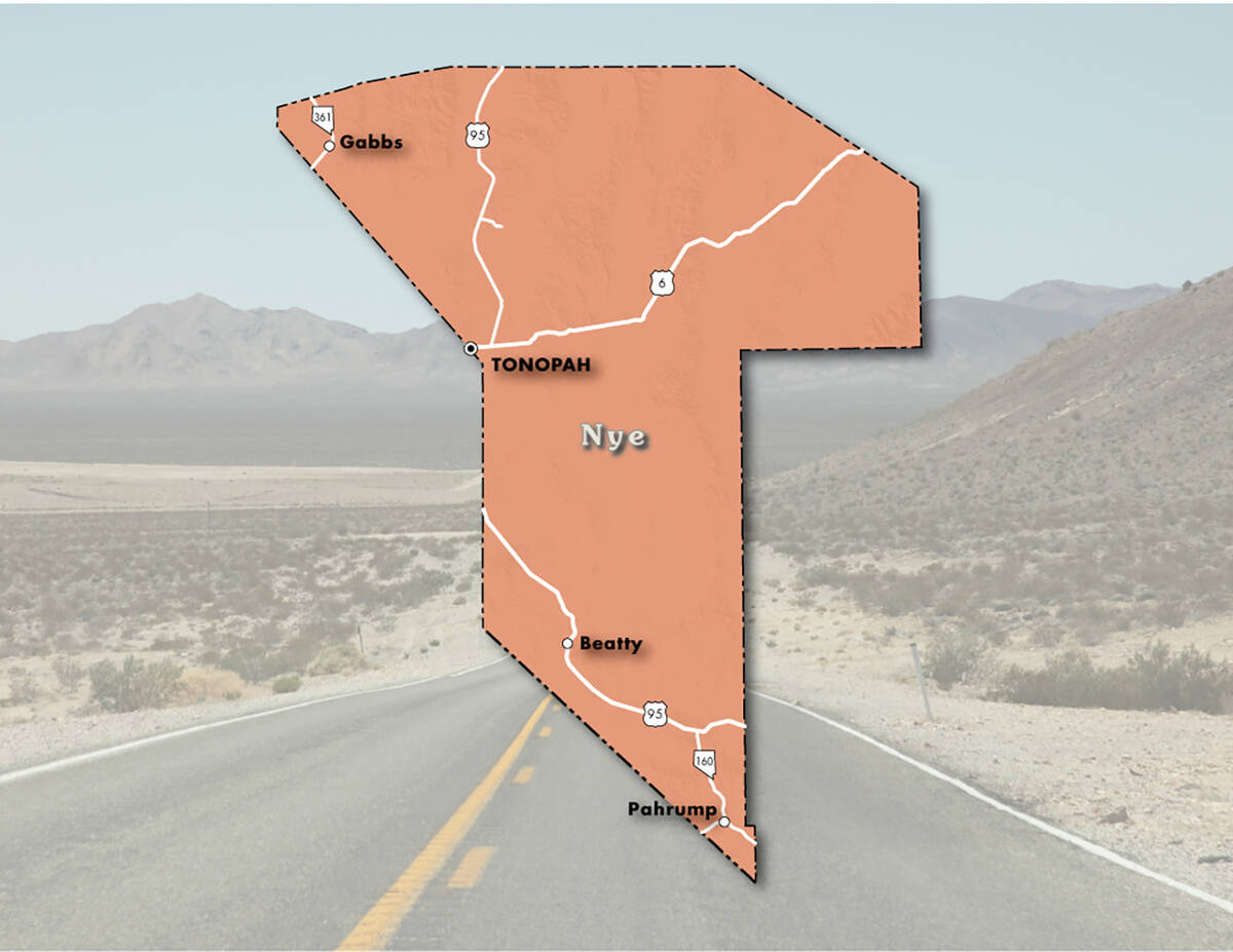 The project is about a 20 minute drive from Tonopah according to a press release. (dot.nv.gov)