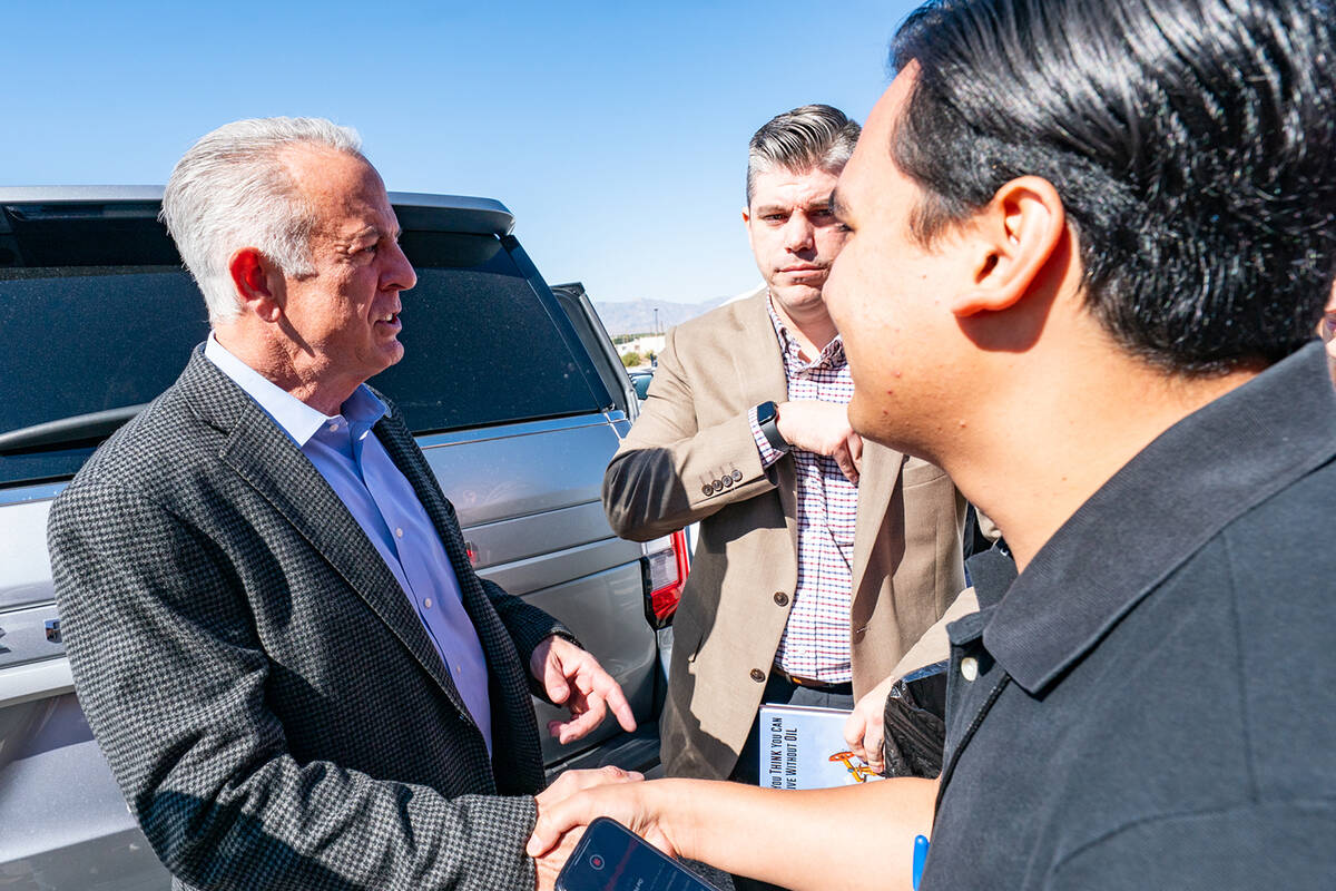 The governor officially announced his re-reelection bid later Monday evening at his alma mater, ...