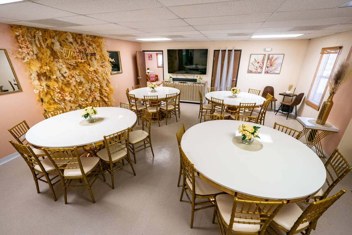 There is a larger space for party events which seats up to 40 people at Our Place Coffee. (John ...
