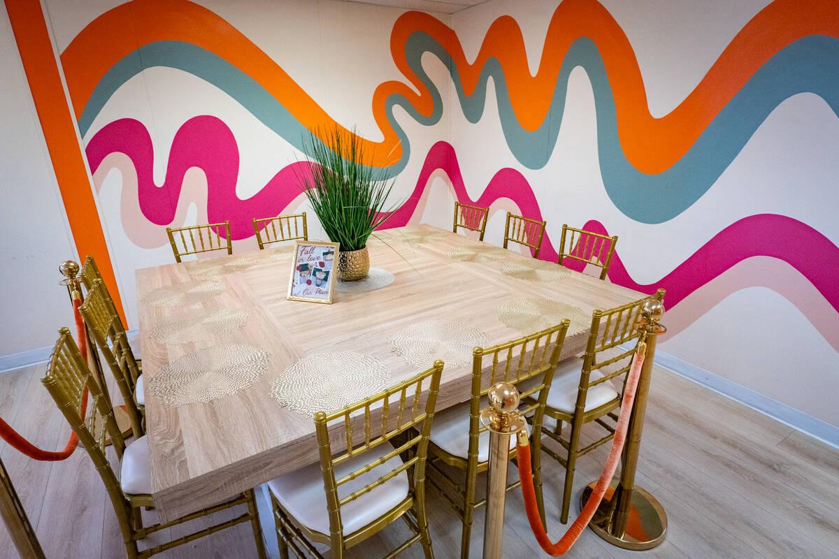 Our Place Coffee has a reservable meeting space that seats up to 12 people. (John Clausen/Pahru ...